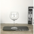 Kaca wain goblet pusingan 560ml adat